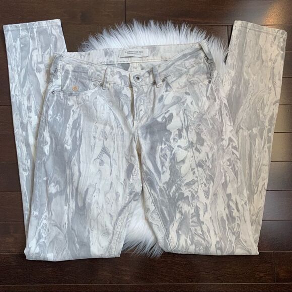 Maison Scotch La Parisienne Skinny -Marble Effect jeans - Picture 1 of 11